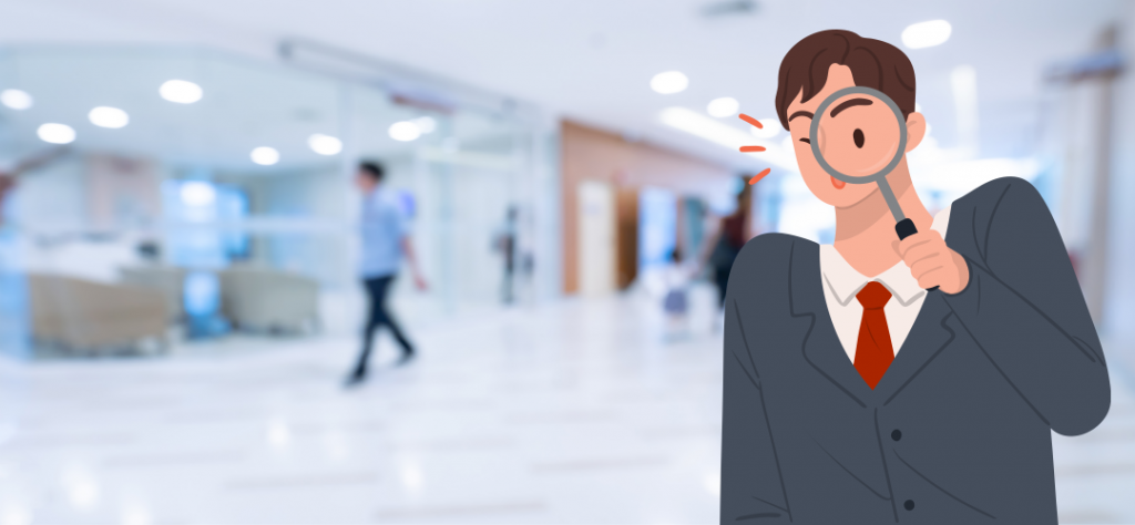 보험 보장 내역을 꼼꼼하게 체크하고 분석하는 전문가 남성의 모습